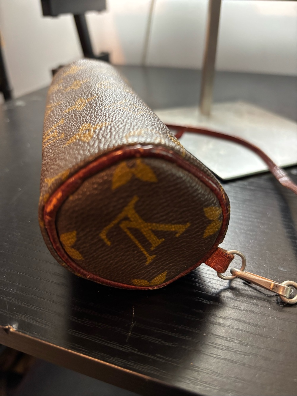 Rare Vintage 1970s Louis Vuitton Monogram Mini Papillon Pouch - Picture 6 of 12